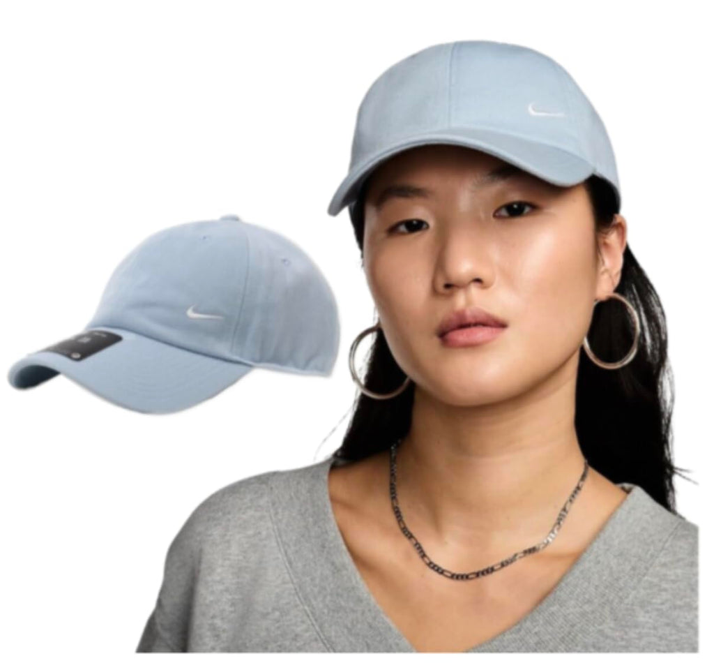 Nike Club Unstructured Futura Wash Cap Unisex Mens or Womens Adjustable (US, Alpha, Large, X-Large, Pacific Blue 440)