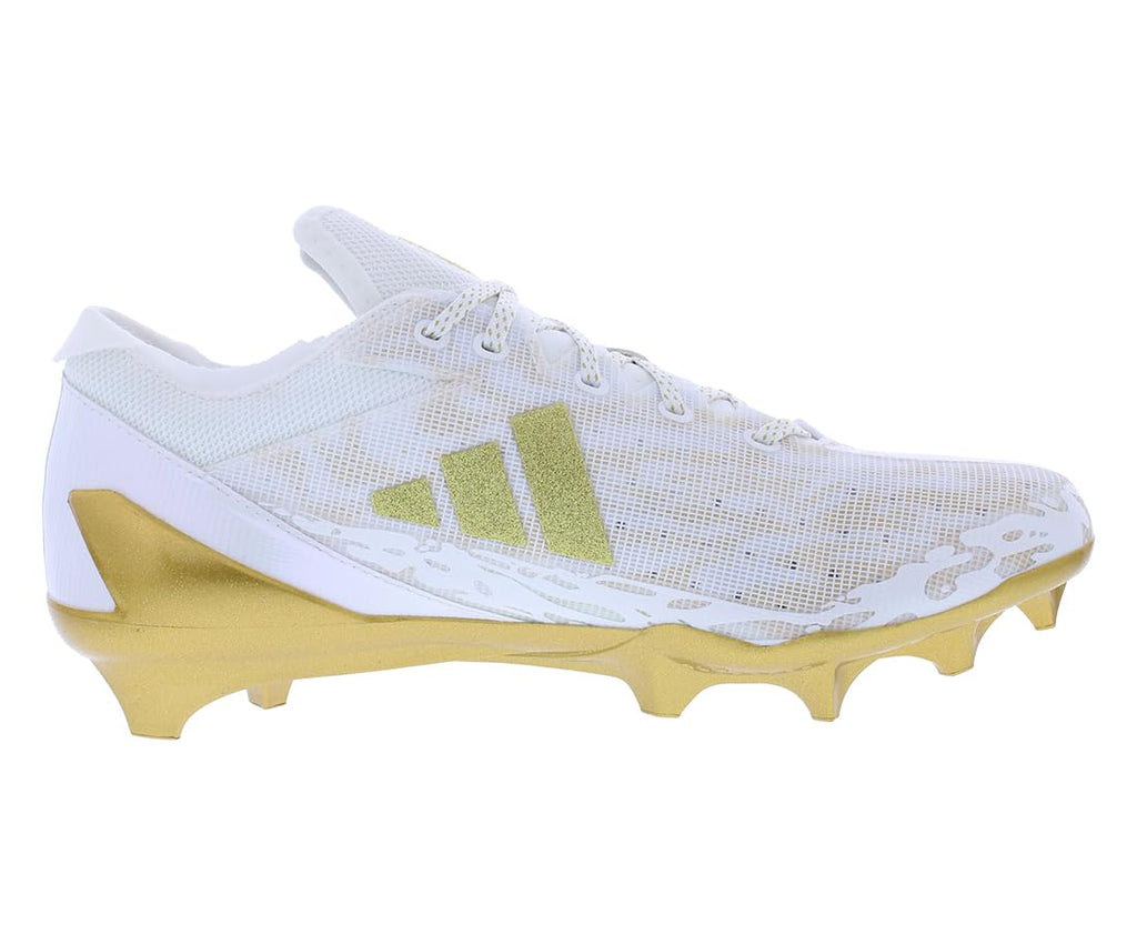 adidas Adizero Electric Mens Shoes Size 5.5, Color: Cloud White/Gold Metallic/Cloud White