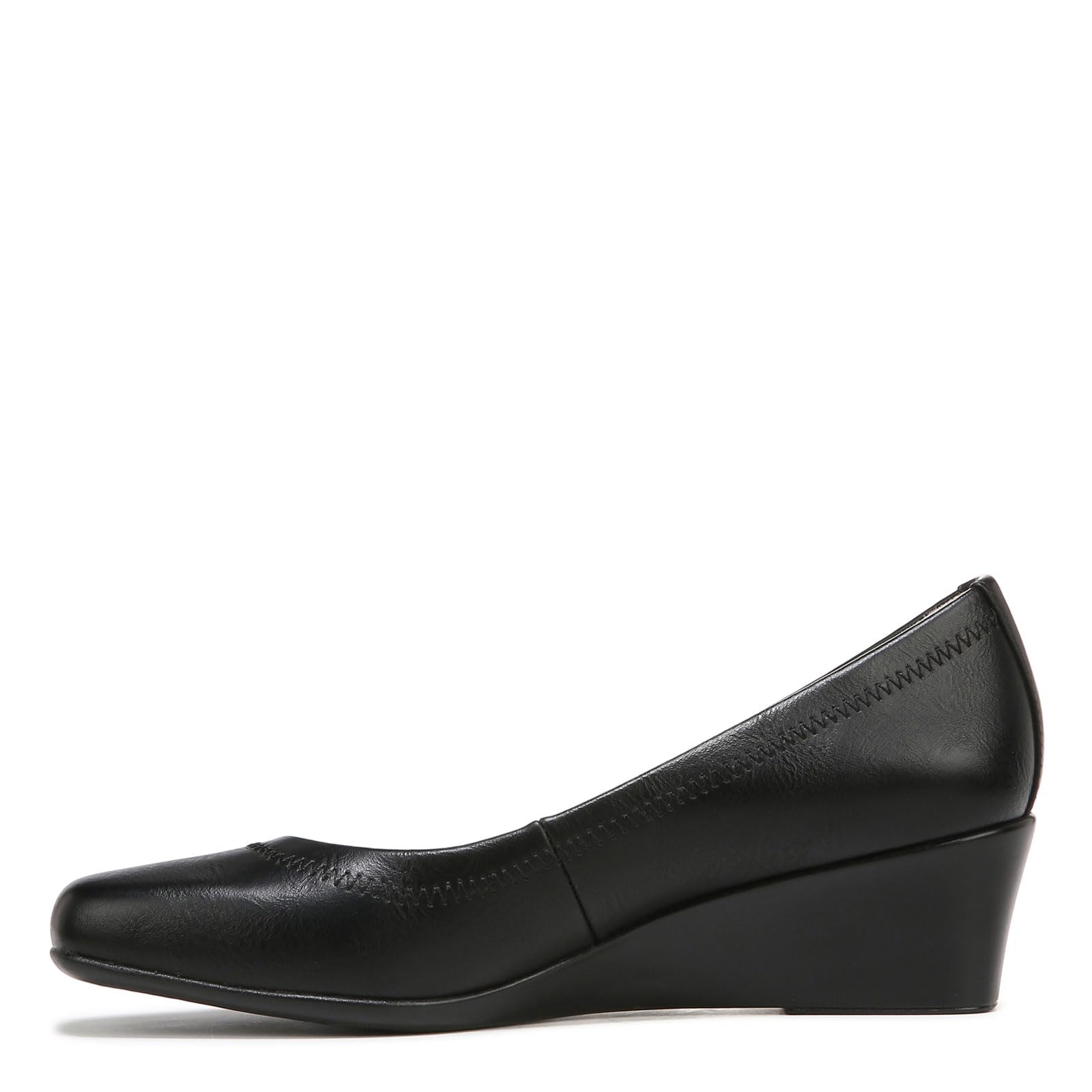 LifeStride Women's Groovy Wedge Pump, Black, 9.5 W US