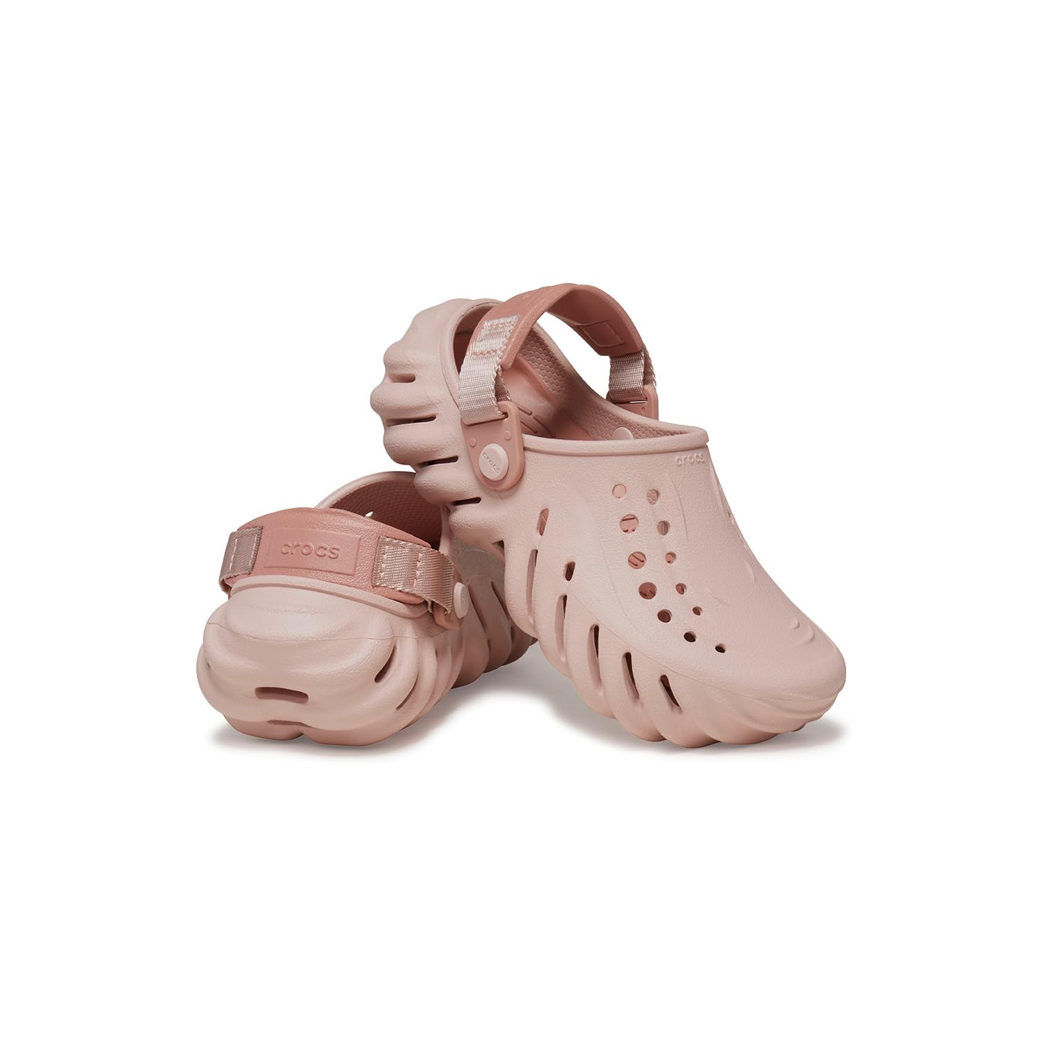 Crocs Echo Clog (Little Kid/Big Kid) Pink Clay 6 and 5 Big Kid M