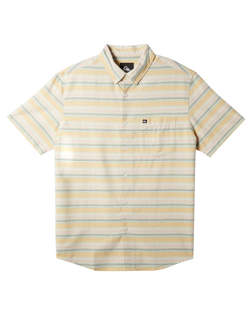 Quiksilver Men's Oxford Strip Classic Button Up Woven Top