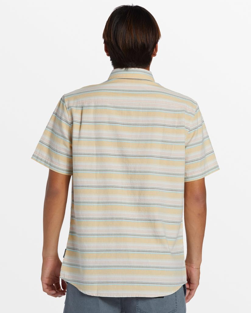 Quiksilver Men's Oxford Strip Classic Button Up Woven Top