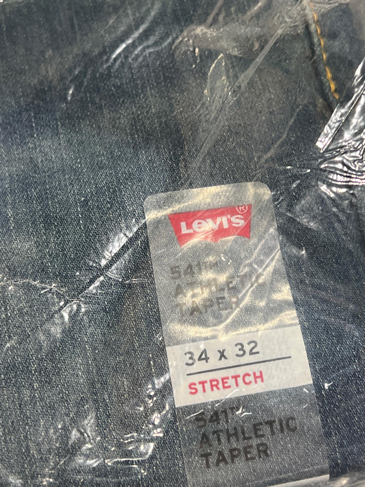 Levi's Men's 541 Athletic Taper Fit Stretch Jeans dark faded blue new