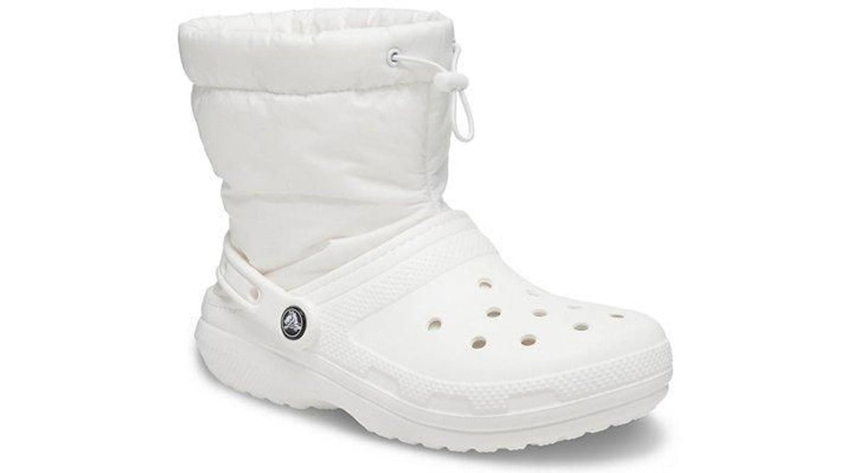 Crocs Unisex White Classic Lined Neo Puff Boots white nwt