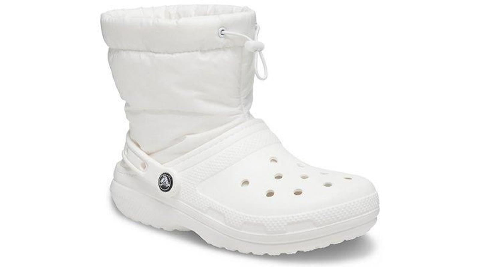 Crocs Unisex White Classic Lined Neo Puff Boots white nwt