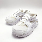 *NEW* PRE-SCHOOL Kids NIKE Air Huarache Run (PS) Triple White  (704949 110)