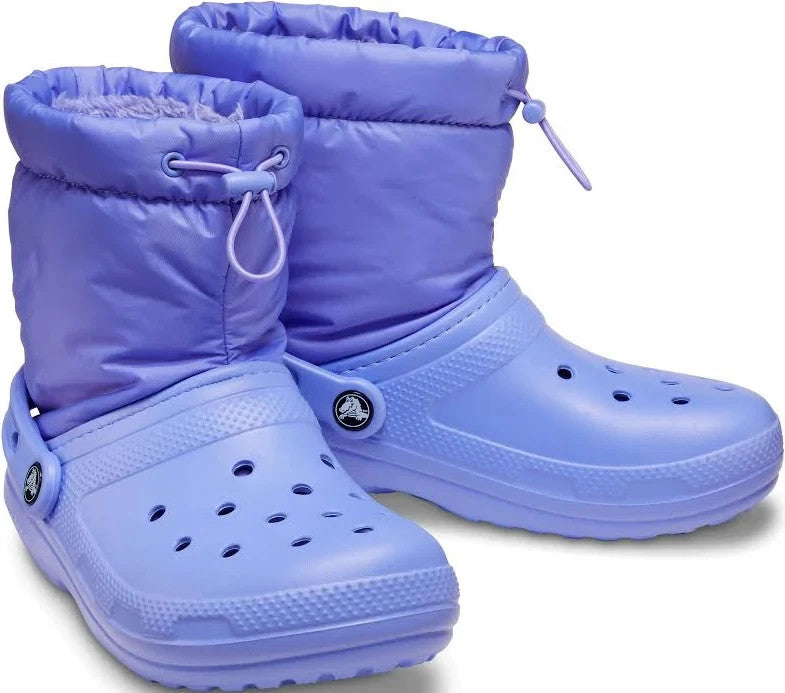 Crocs Unisex Classic Lined Neo Puff Boot  violet US nwt