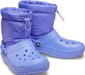 Crocs Unisex Classic Lined Neo Puff Boot  violet US nwt