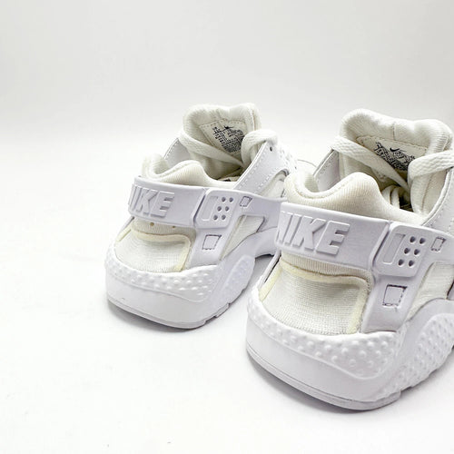 *NEW* PRE-SCHOOL Kids NIKE Air Huarache Run (PS) Triple White  (704949 110)