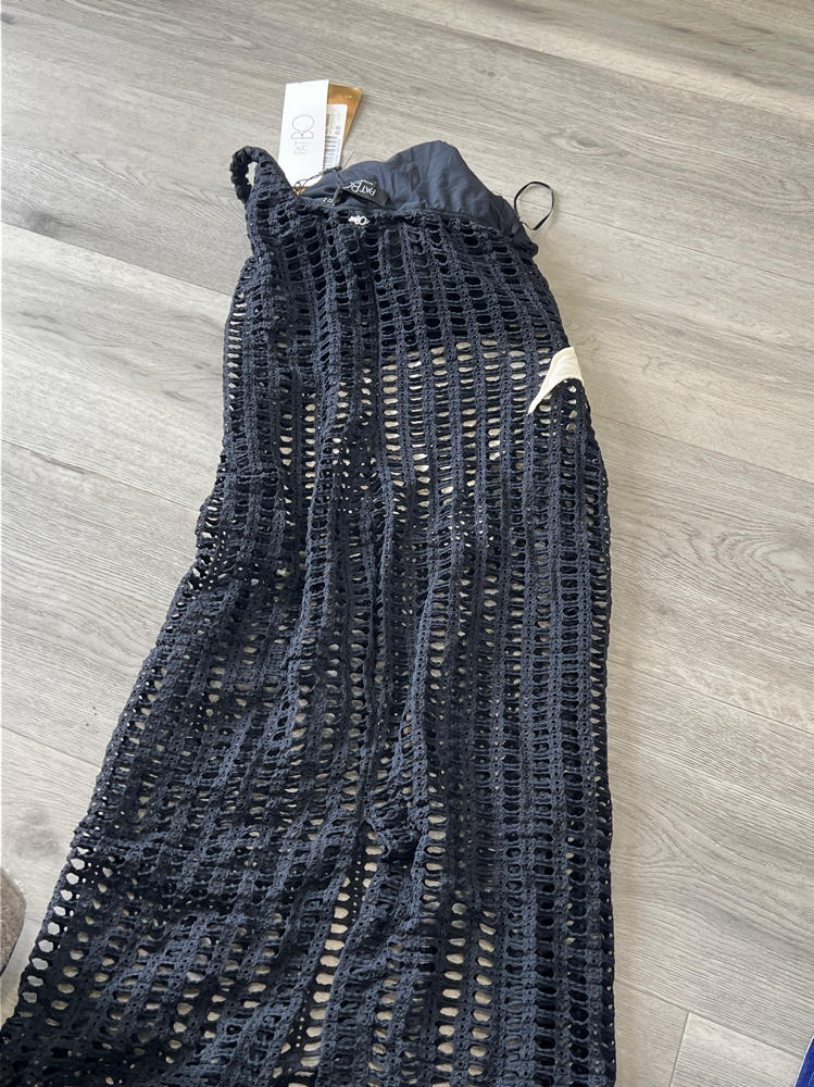 Mesh Printed Beach Dress with Selene Embroidery by PatBO