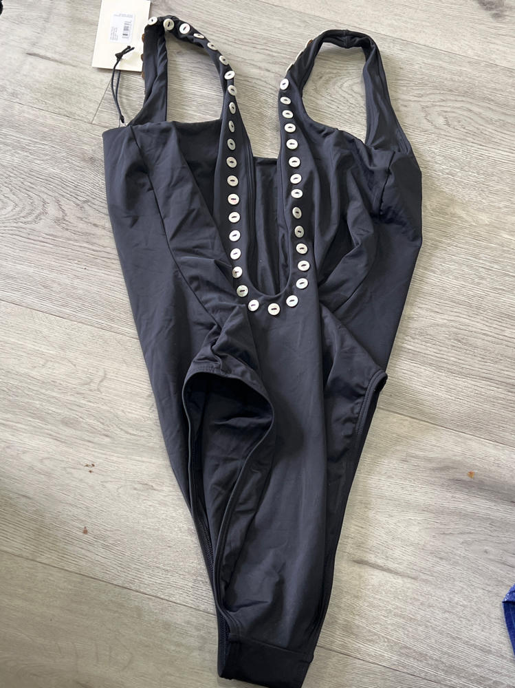 STAUD Women's Lea One Piece, Black, XL