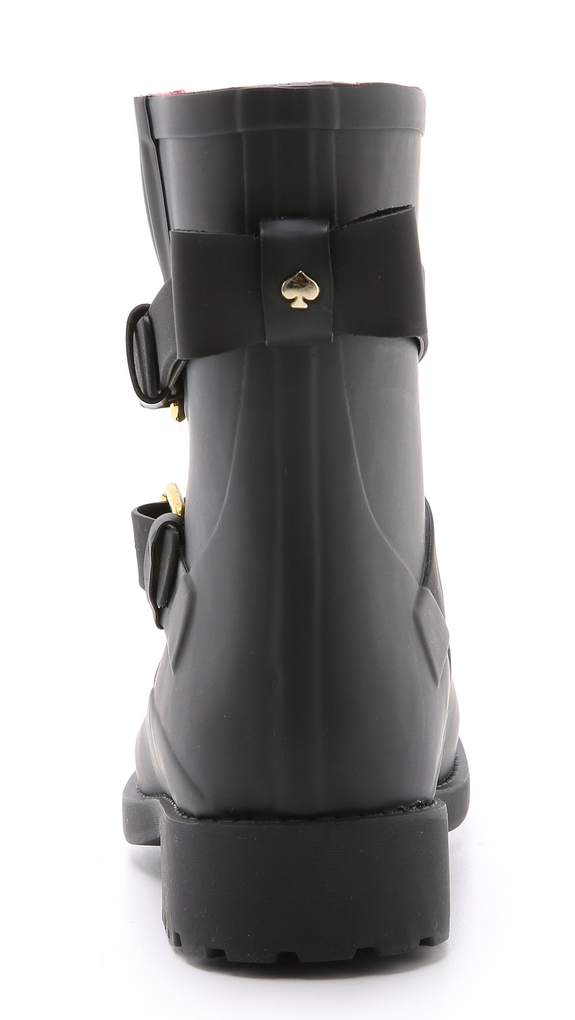 kate spade new york Women's Pamela Rain Shoe, Black Matte Rubber, 8 M US