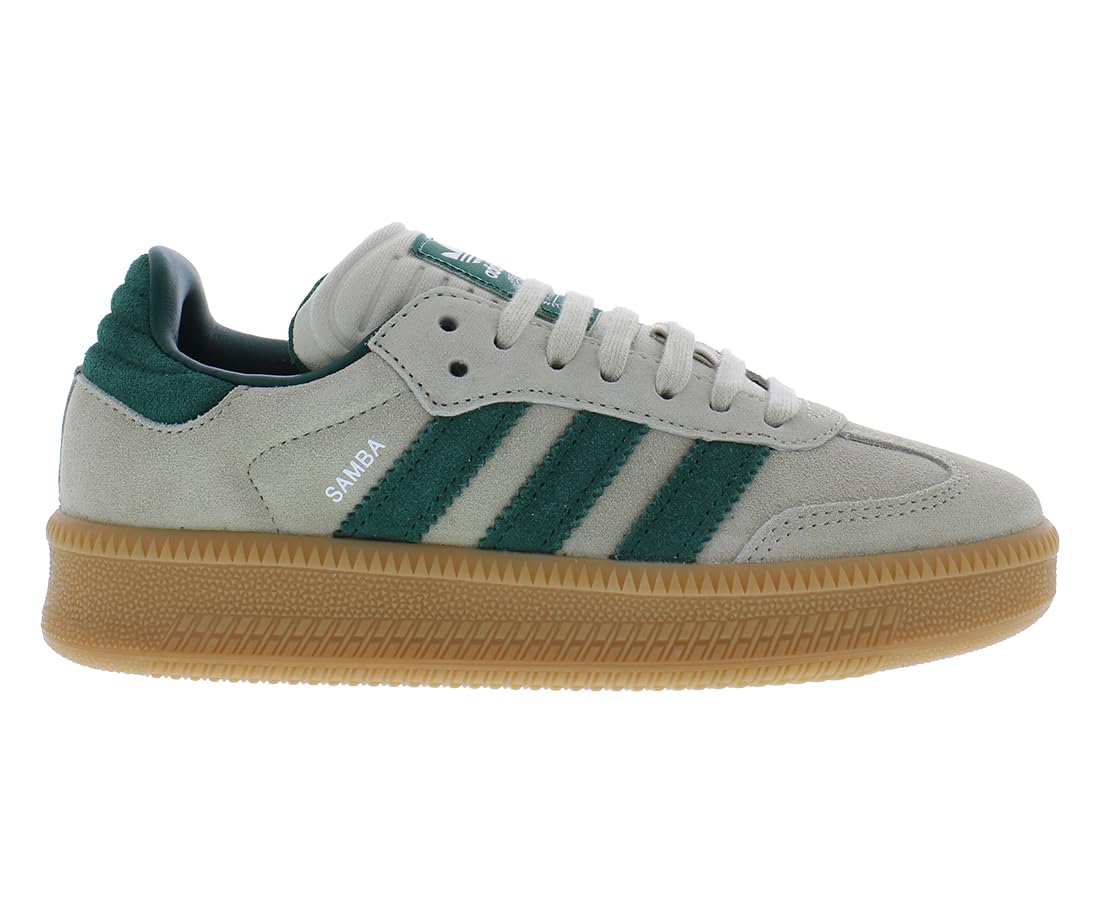 Adidas Samba XLG Originals GS Boys Shoes kids  Color: Taupe/Green , indigo/gold