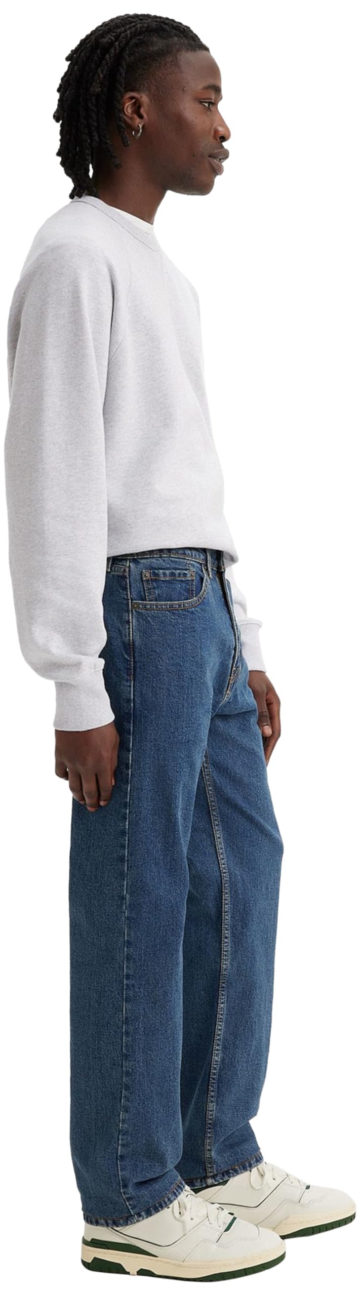 Levi's 505 Regular Fit-Obsolete Men's Jeans, Stonewash Stretch, 34W x 30L