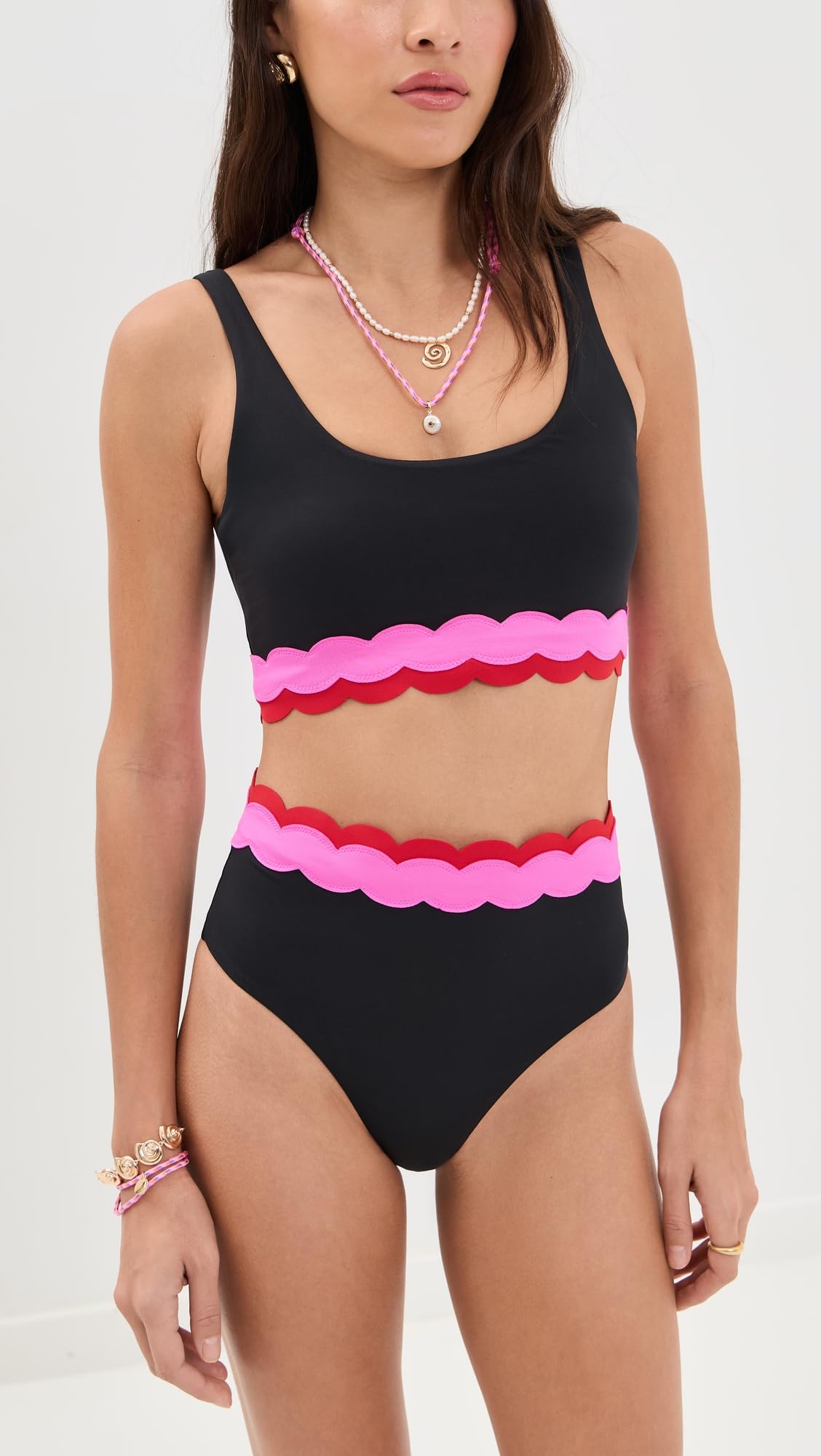 Beach Riot, Women's, Harriet Bottom, Electric Wave, Medium