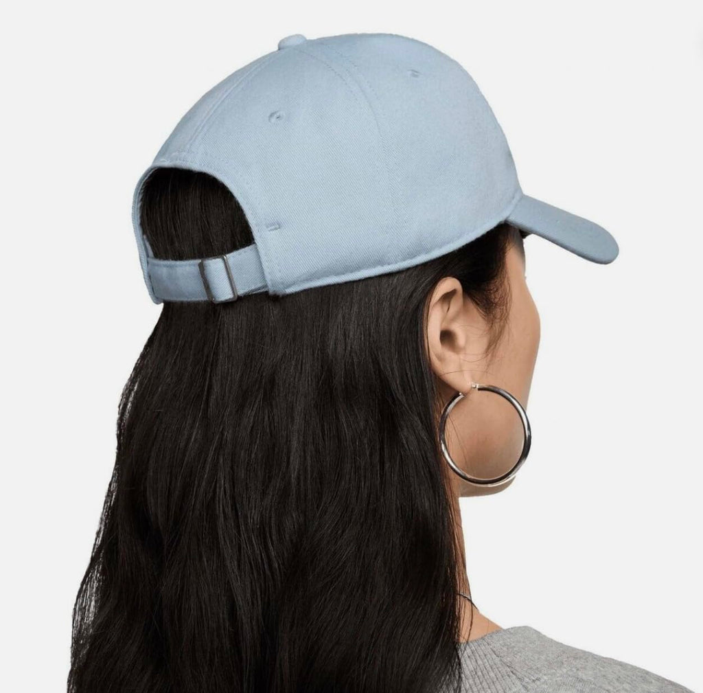 Nike Club Unstructured Futura Wash Cap Unisex Mens or Womens Adjustable (US, Alpha, Large, X-Large, Pacific Blue 440)