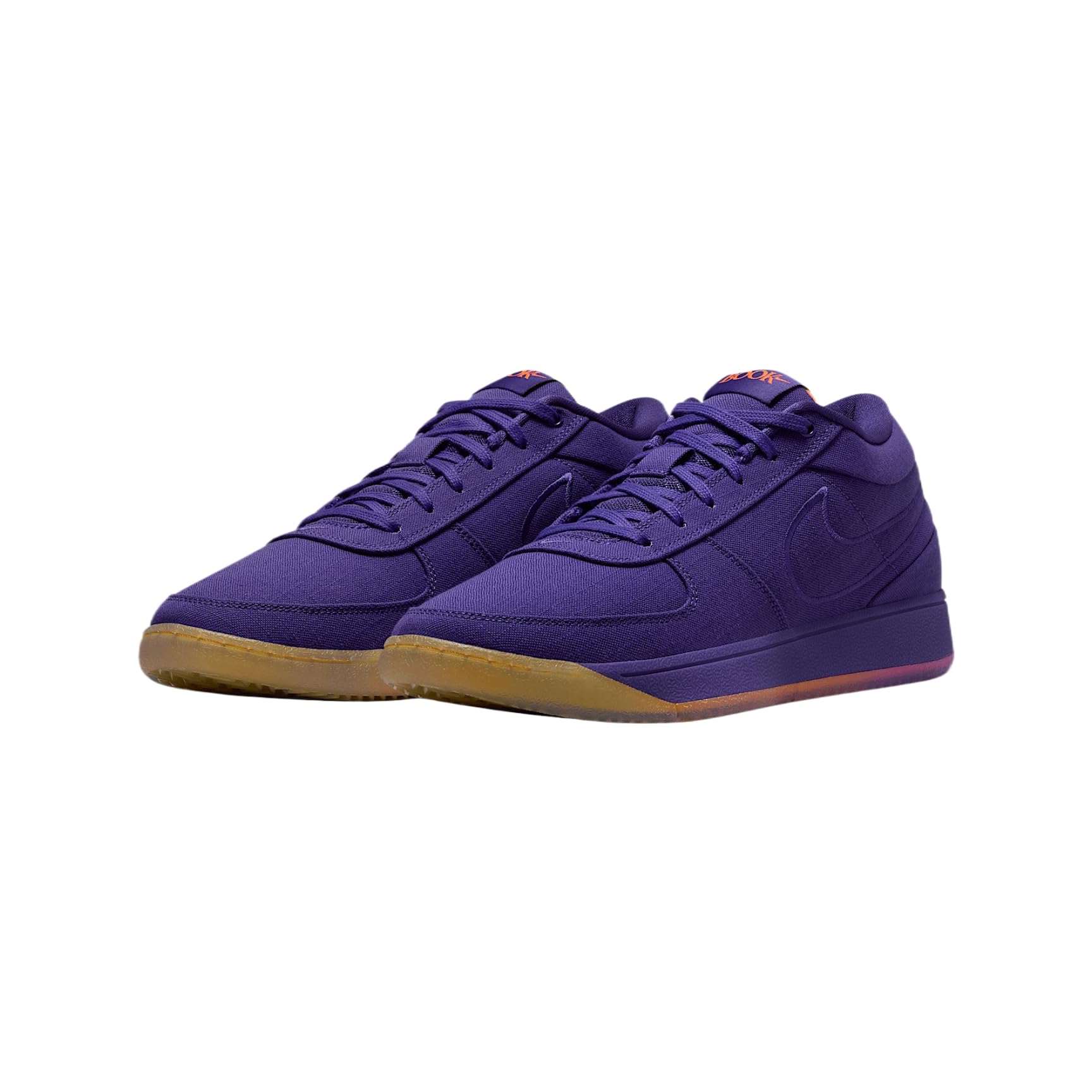 Nike Book 1 Basketball Shoes (HJ5351-500, Court Purple/Taupe Grey/Sundial/Total Orange) Size 9