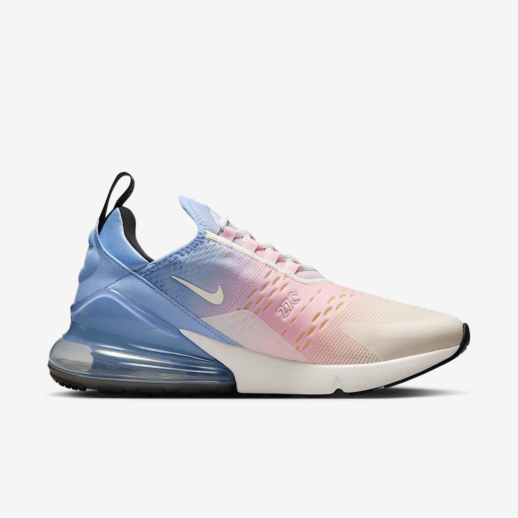 Nike Air Max 270 Women's Shoes (IB4017-468, Aluminum/Alabaster/Pink Foam/Sail) Size 6.5