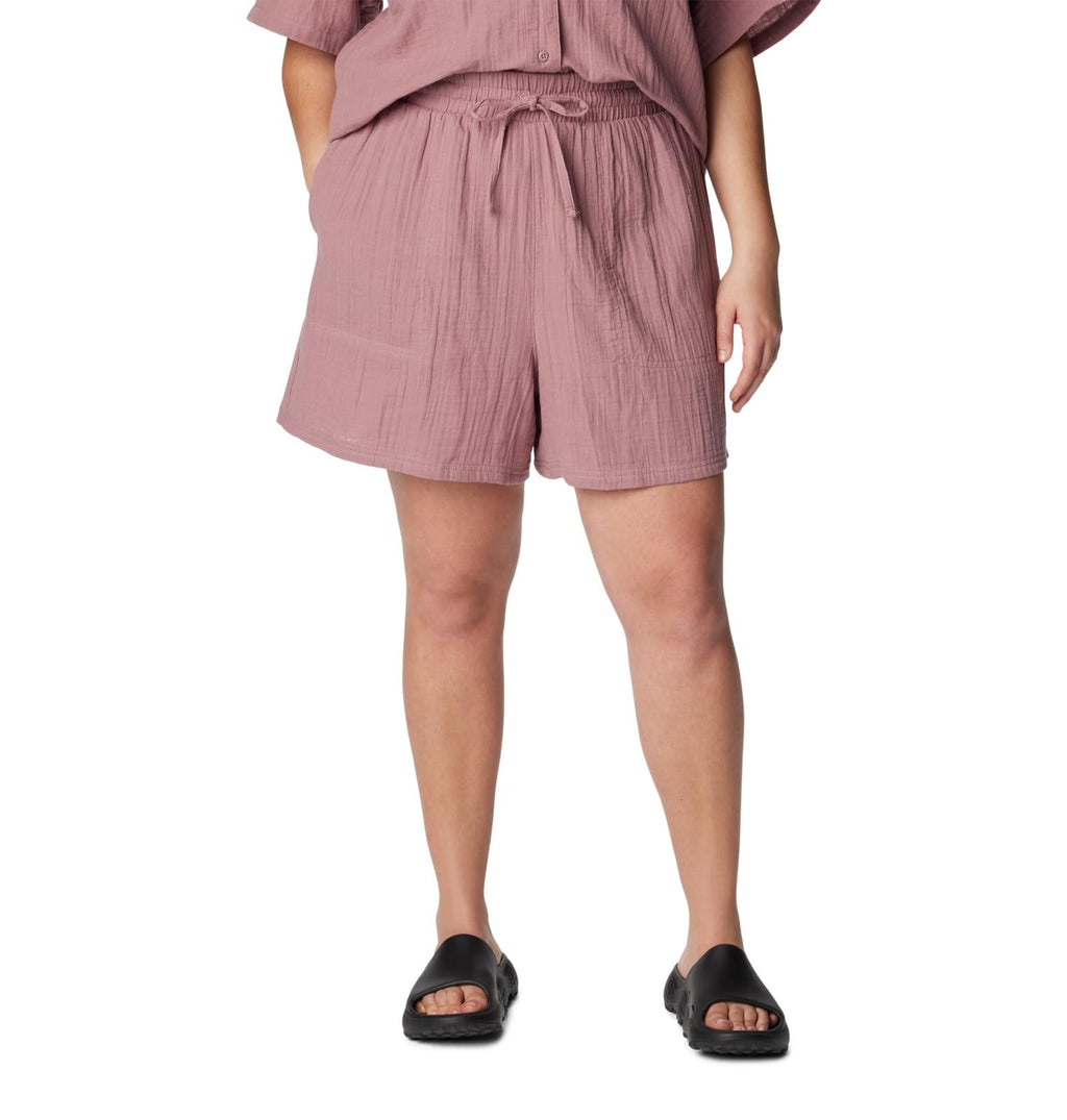 Columbia Women's Holly Hideaway Breezy Short, Fig, X-Small