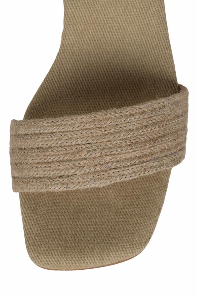jeffrey campbell SAILBOAT wedge sandals tan 8.5 new