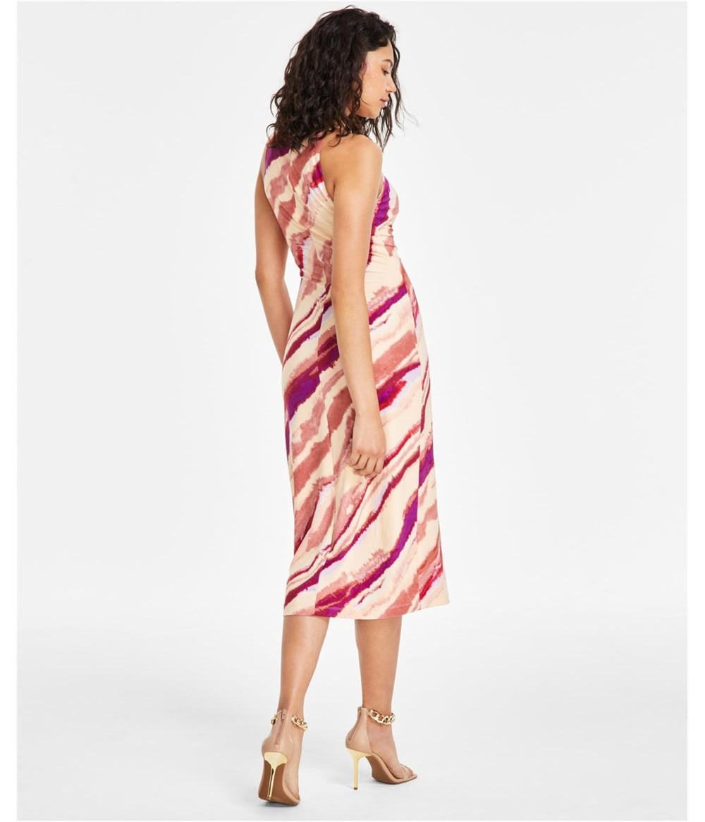 Rachel Roy Womens Printed Midi Dress, Multicoloured, Large, m, xl, s