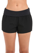 La Blanca Womens Island Goddess Banded Boardshort Swimsuit Bottom Board Shorts, Black, Medium US