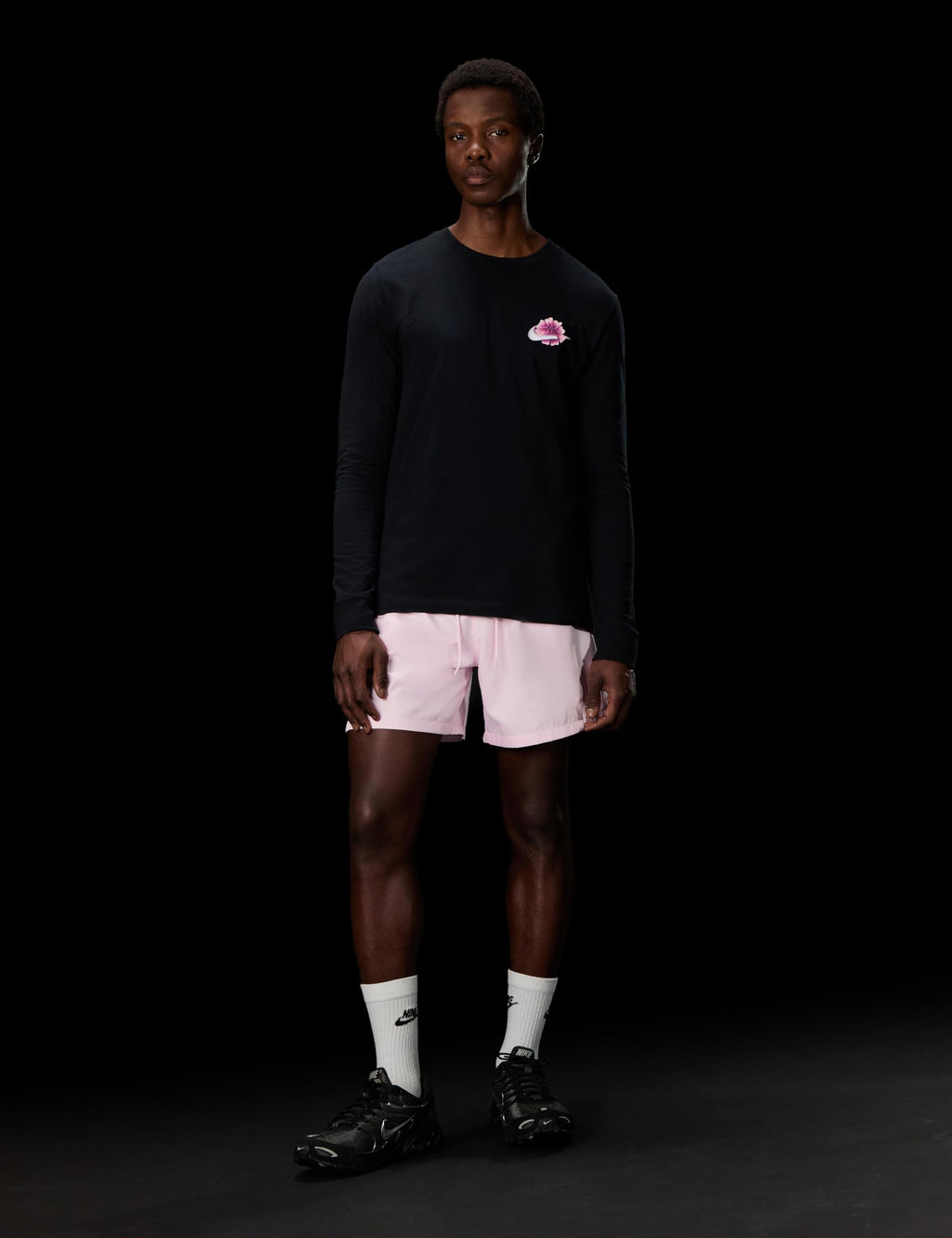 Nike Men's Club Woven Flow Shorts, Pink Foam/White, XX-Large, xl new