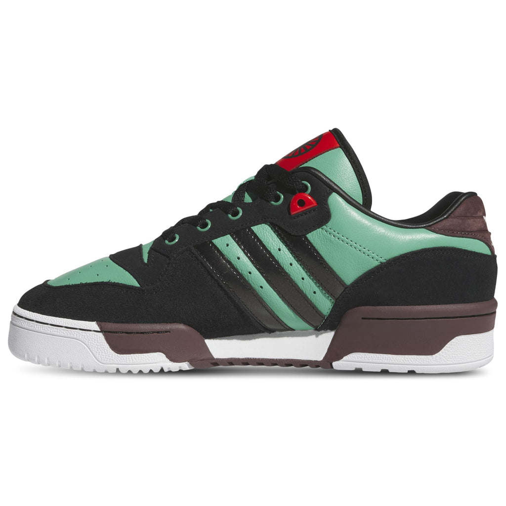 adidas X Demon Slayer Rivalry Low Demon Slayer (Core Black/Green, US Footwear Size System, Adult, Men, Numeric, Medium)