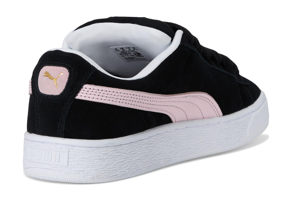 Puma Women's Suede XL Black/Whisp of Pink shoes Medium new