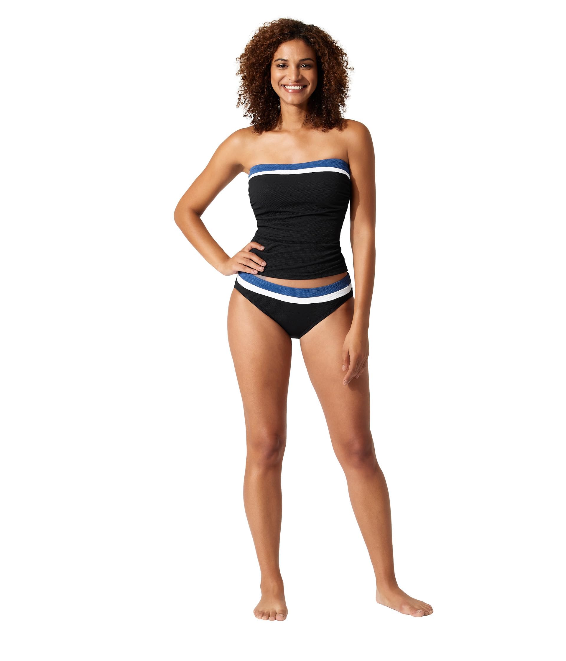 Tommy Bahama Women's Standard Island Cays Color-Block Bandini, Indigo Tide