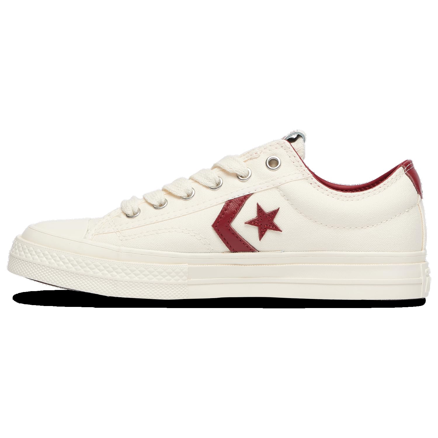 Converse Star Player 76 - Women's (A12591C, Egret/Park Red/Egret) Size 7.5