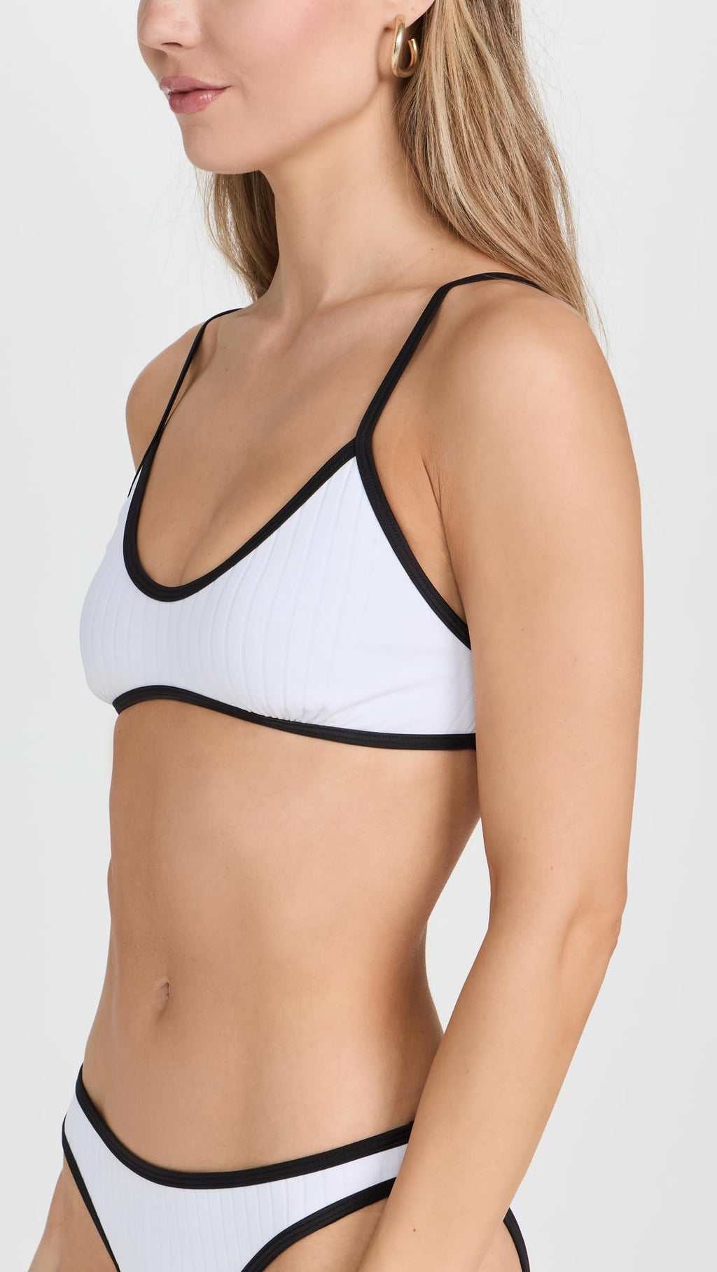 Solid & Striped Women's The Rachel Bikini Top, Marshmallow, XL