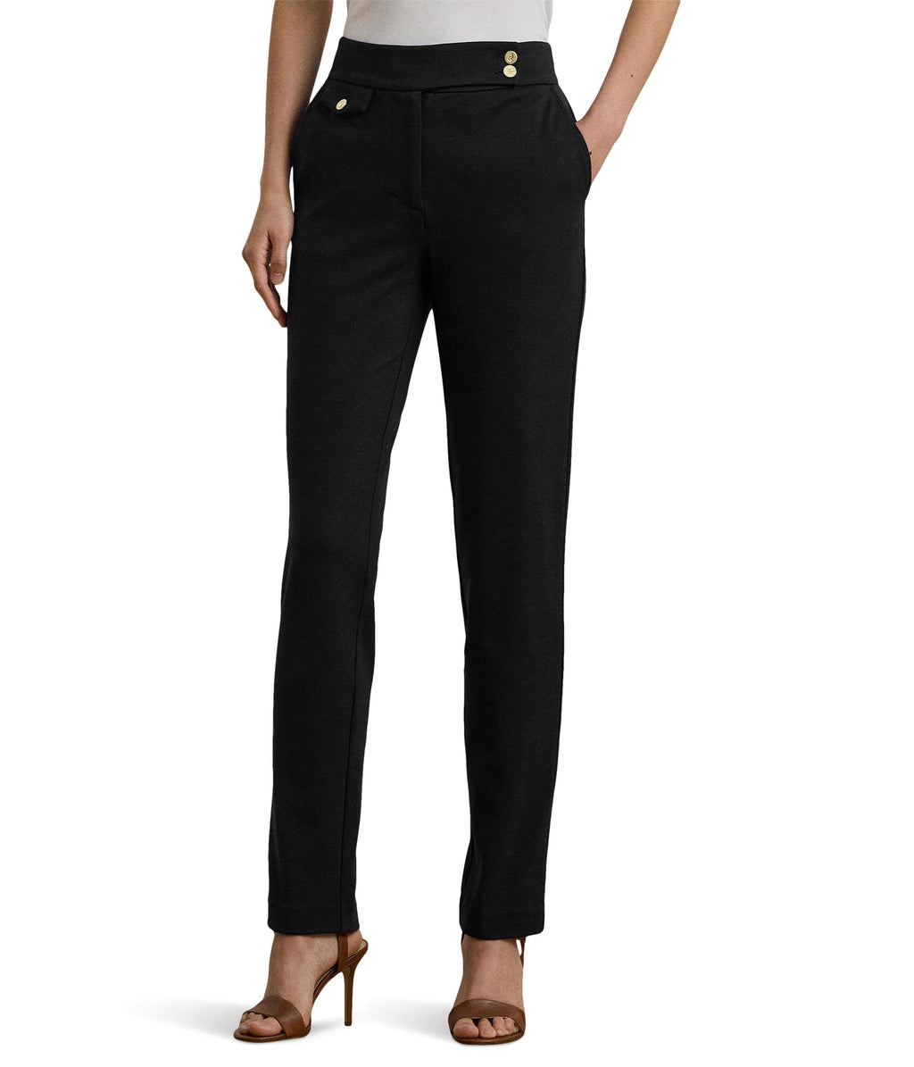 Lauren Ralph Lauren, Womens, Ponte Ankle Pants, Black, Inseam: 28 new