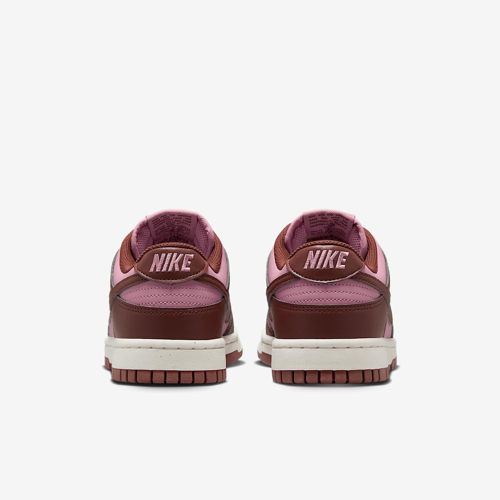 Nike Dunk Low Next Nature Women's Shoes (DD1873-114, White/Dark Pony/Sail/Elemental Pink)