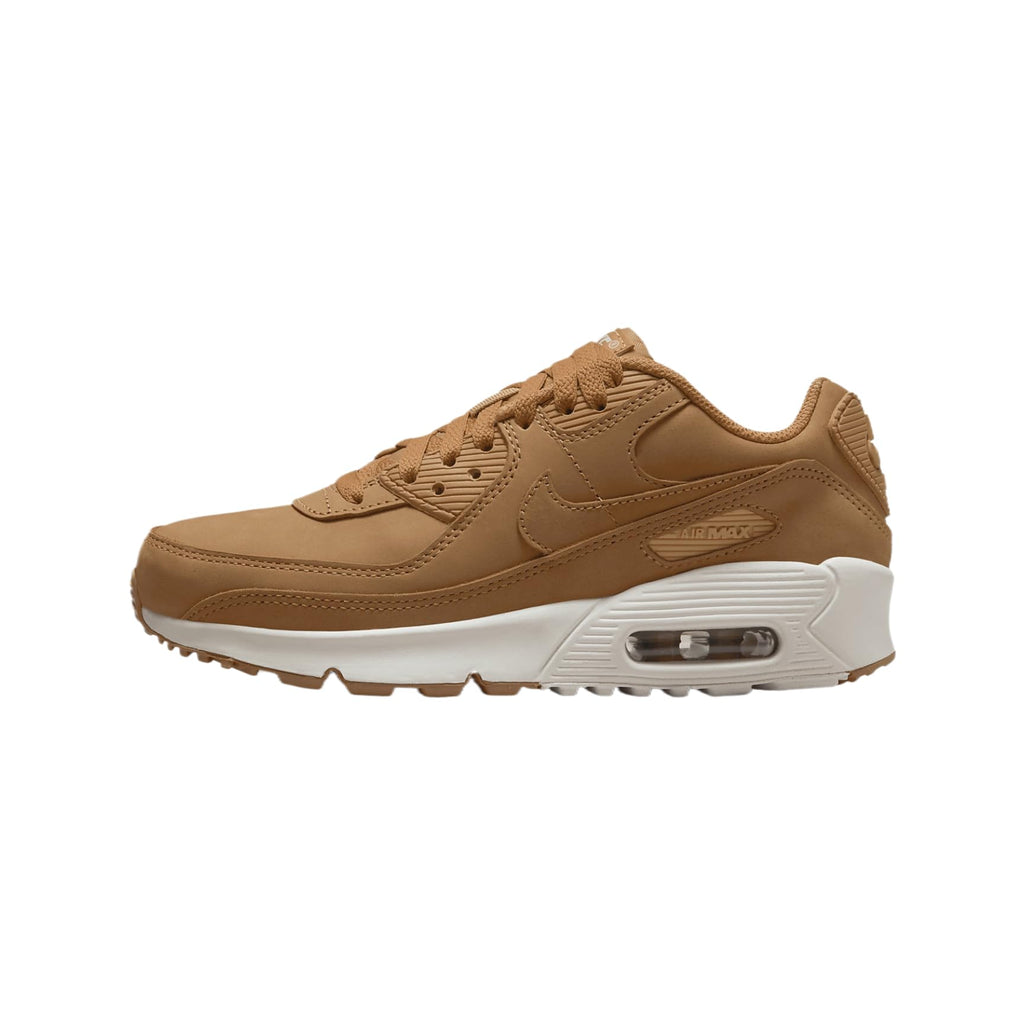 Nike Air Max 90 Big Kids' Shoes (HF6358-200, Flax/Sail/Flax) Size 5