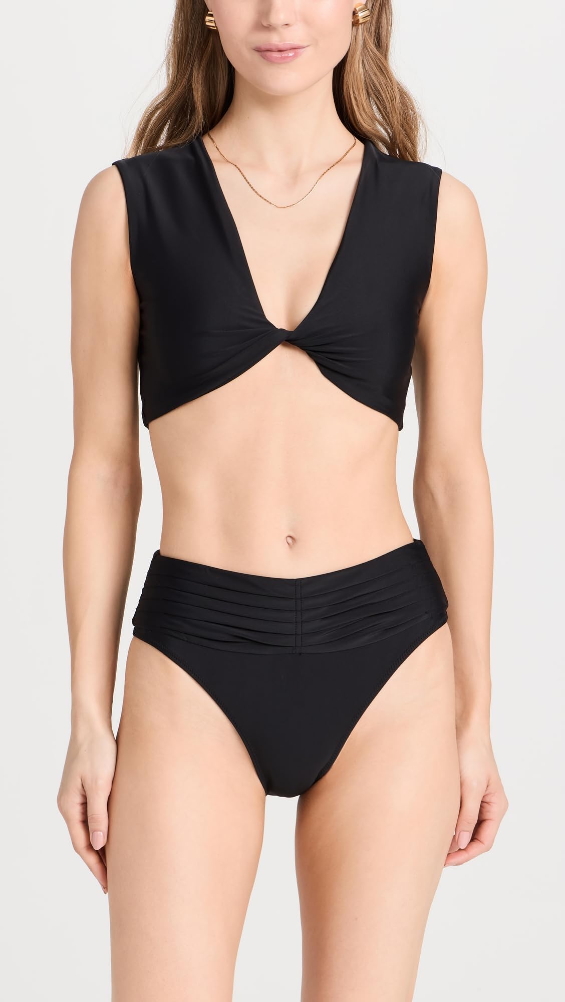 Ramy Brook Women's Ivo Bikini Bottom, Black, M