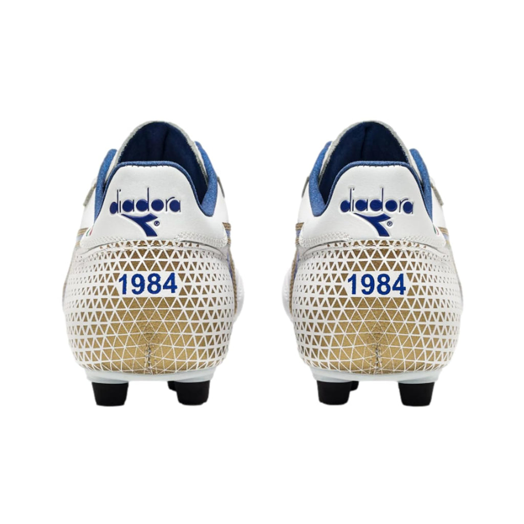 Diadora Mens Brasil Italy Og Gr Lt+ Mdpu Soccer Cleats - Blue, White - Size 9.5 M