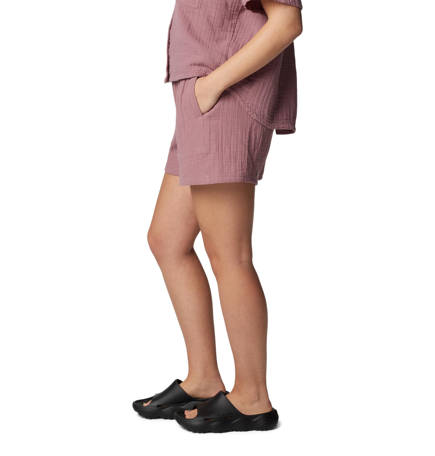 Columbia Women's Holly Hideaway Breezy Short, Fig, X-Small