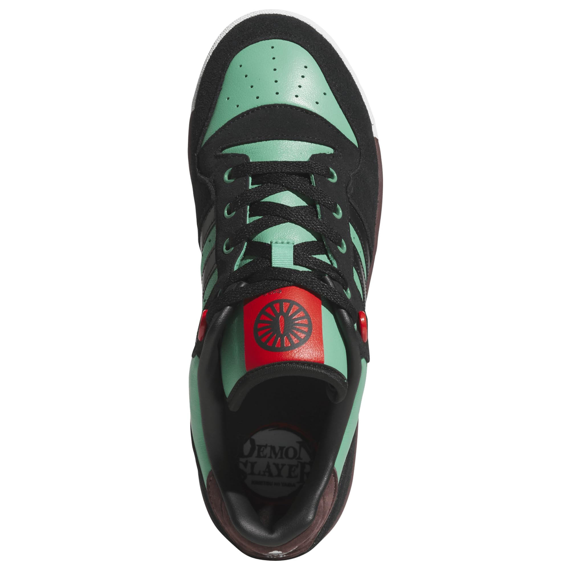 adidas X Demon Slayer Rivalry Low Demon Slayer (Core Black/Green, US Footwear Size System, Adult, Men, Numeric, Medium)