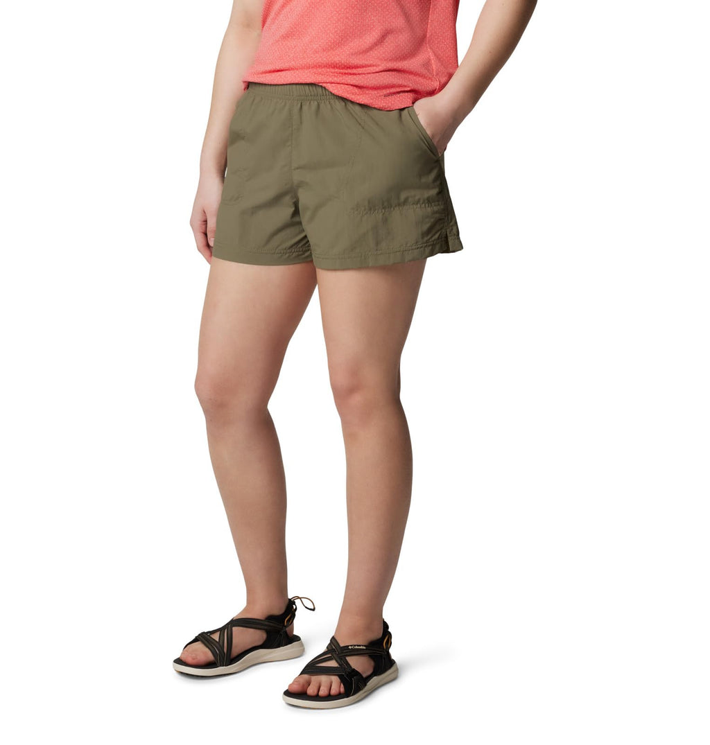 Columbia Women's Sandy River Short, Stone Green