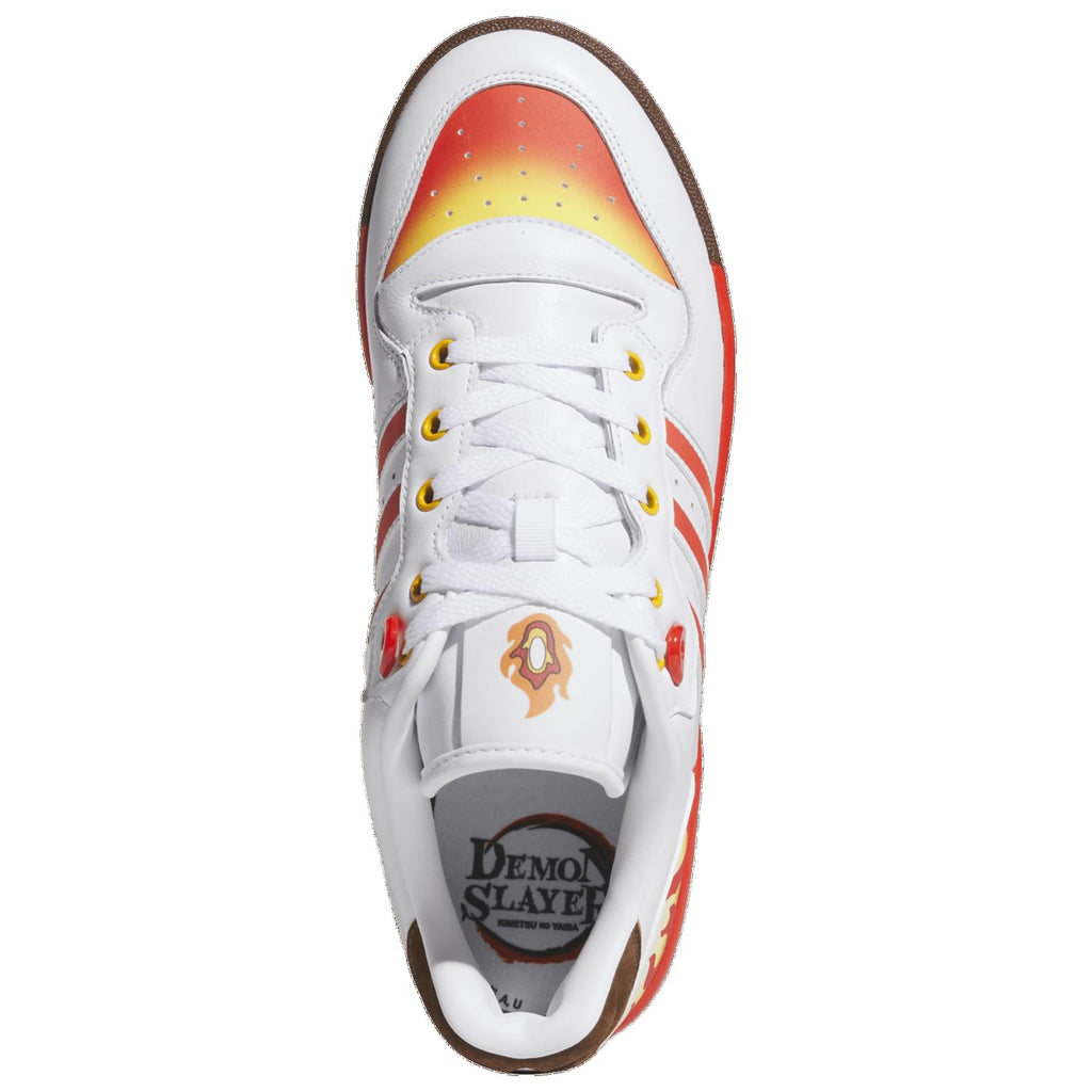 adidas X Demon Slayer Rivalry Low Demon Slayer (White/Red/Yellow, US Footwear Size System, Adult, Men, Numeric, Medium