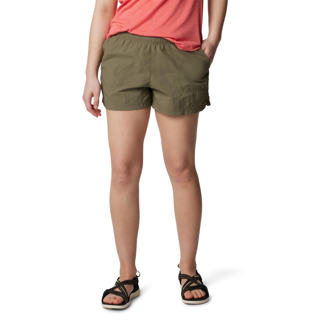 Columbia Women's Sandy River Short, Stone Green