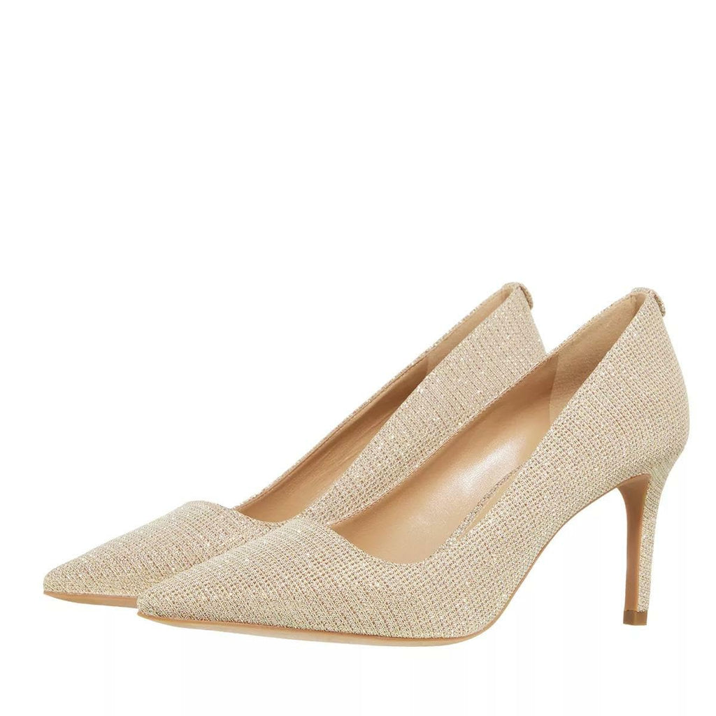 Michael Kors Women's Alina Flex Pumps Pale Gold 1 8.5 Medium
