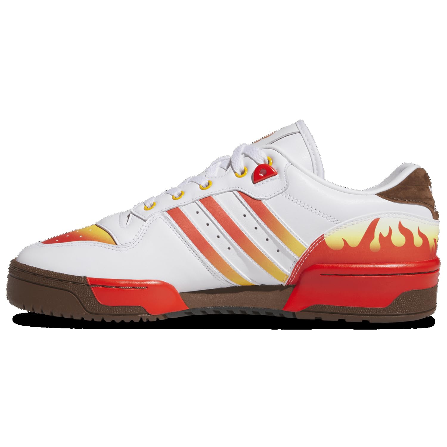 adidas X Demon Slayer Rivalry Low Demon Slayer (White/Red/Yellow, US Footwear Size System, Adult, Men, Numeric, Medium