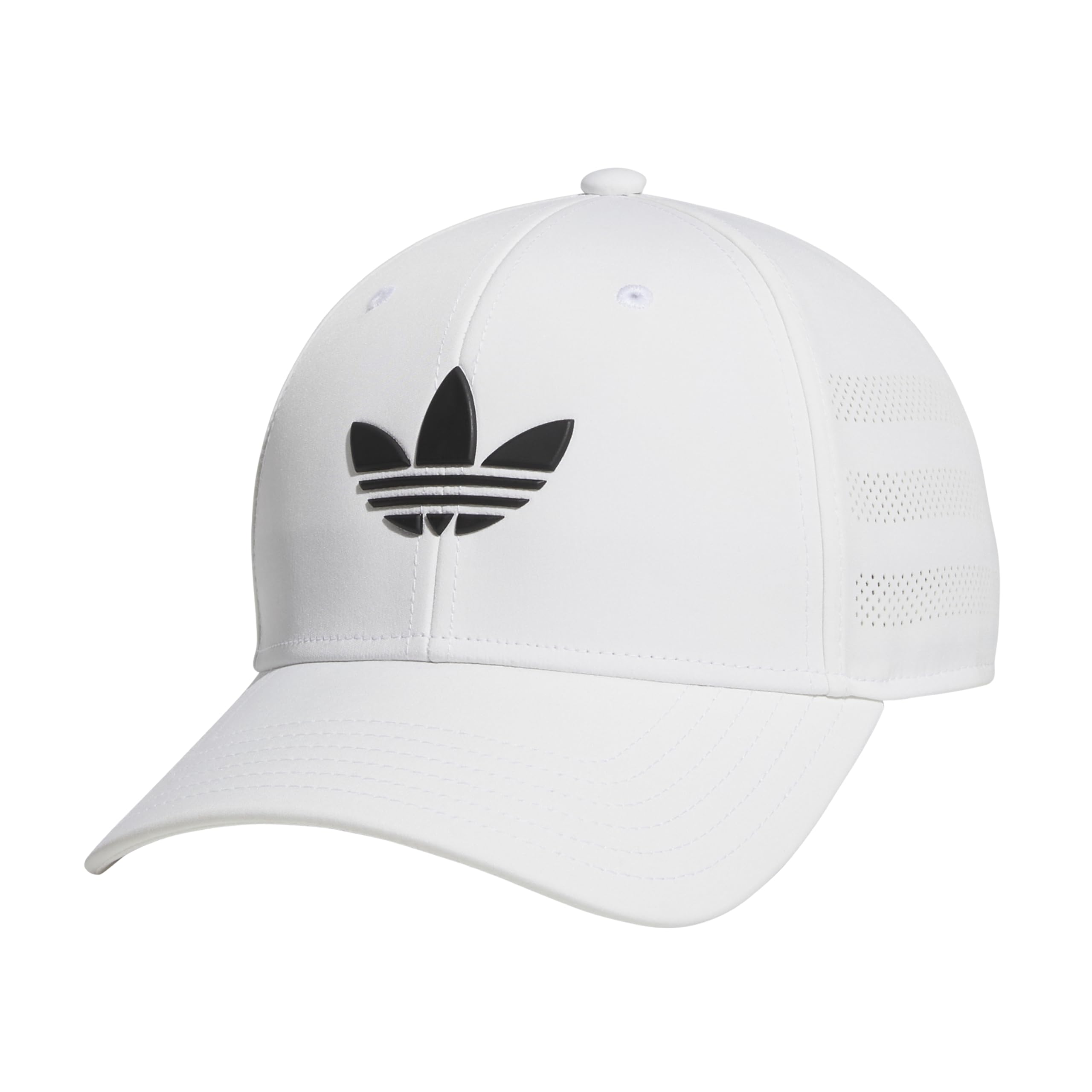 Beacon Structured Precurve Snapback Cap in white unisex new