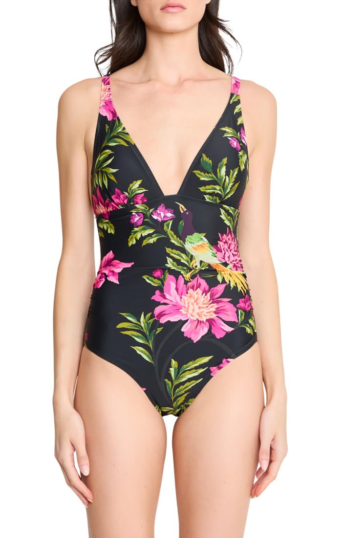 Kobi Halperin Women's Cornelia Bathingsuit, Black Multi, X-Small