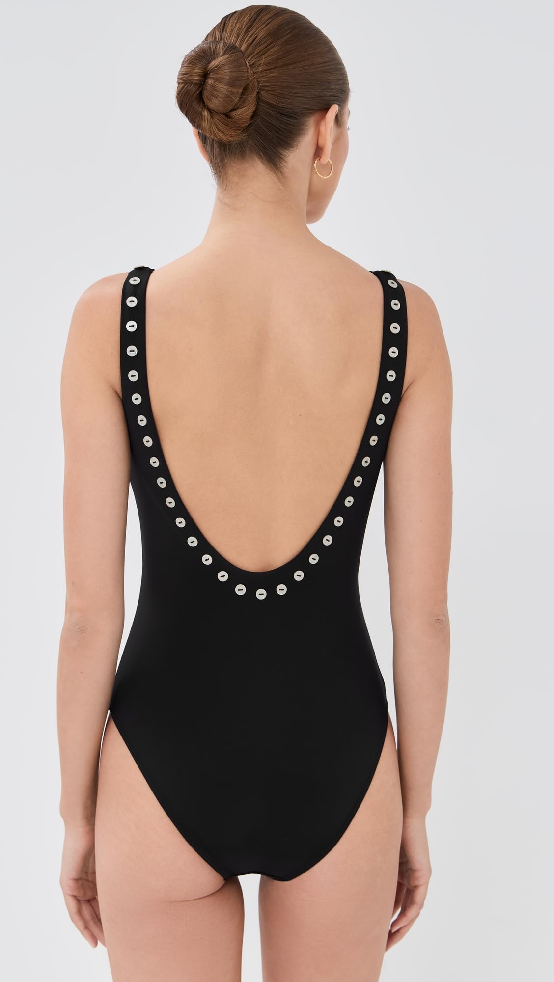 STAUD Women's Lea One Piece, Black, XL