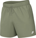 Nike Club Woven Flow Men's Shorts in Oil Green/White