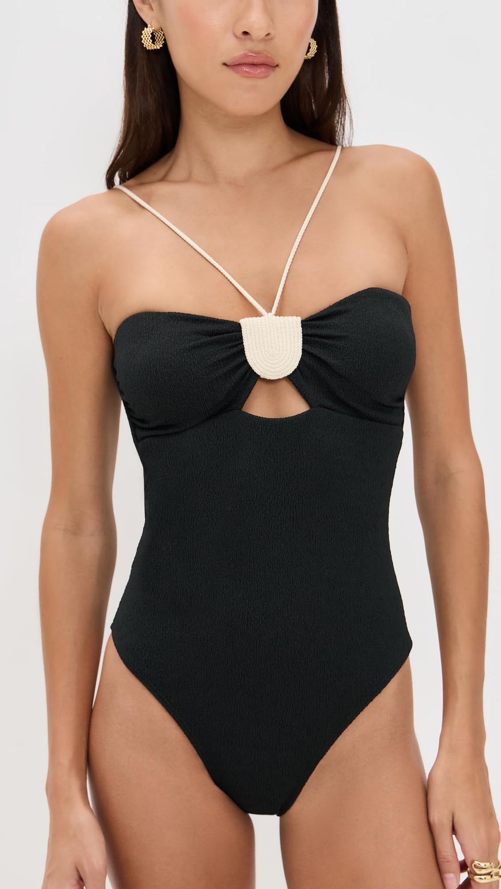 ViX Paula Hermanny Women's Firenze Yara One Piece, Black, S