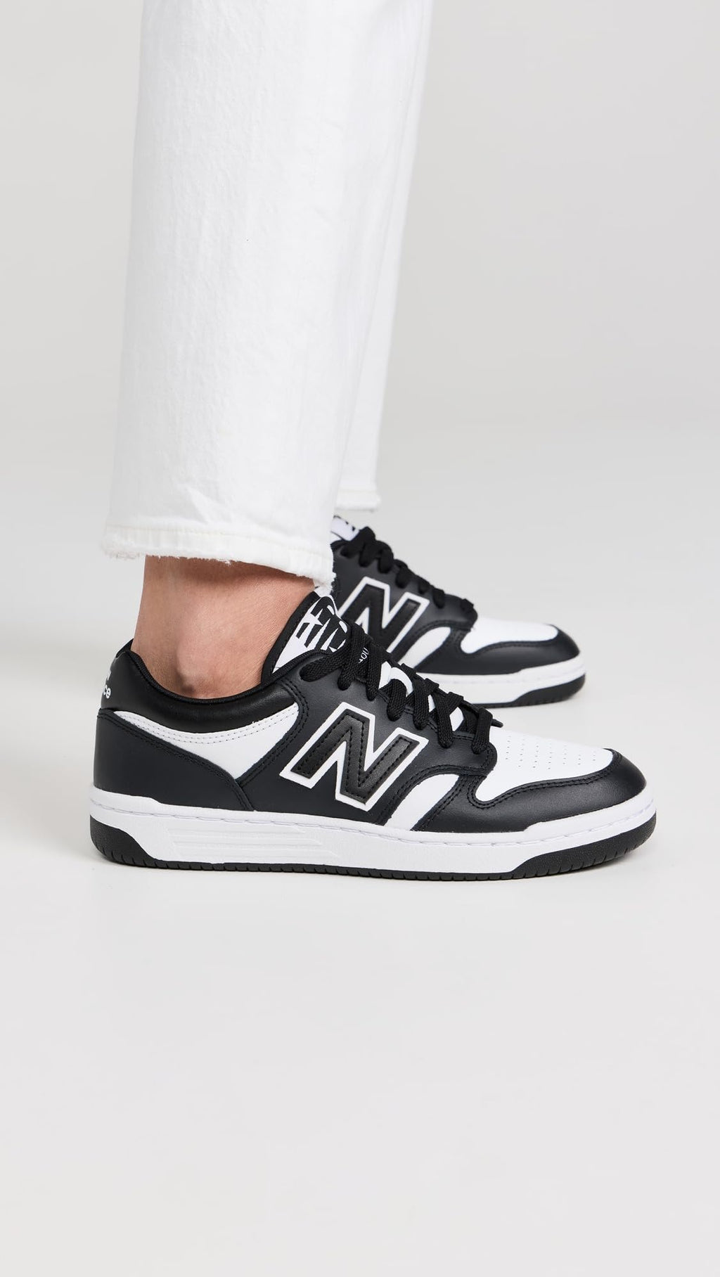 New Balance Unisex-Adult BB480 V1 Sneaker, White/Black new